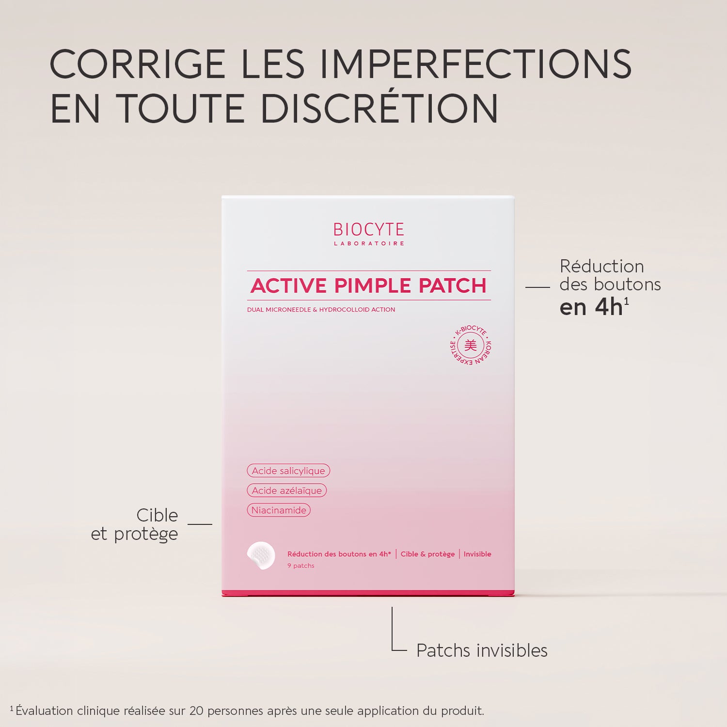Active pimple patch