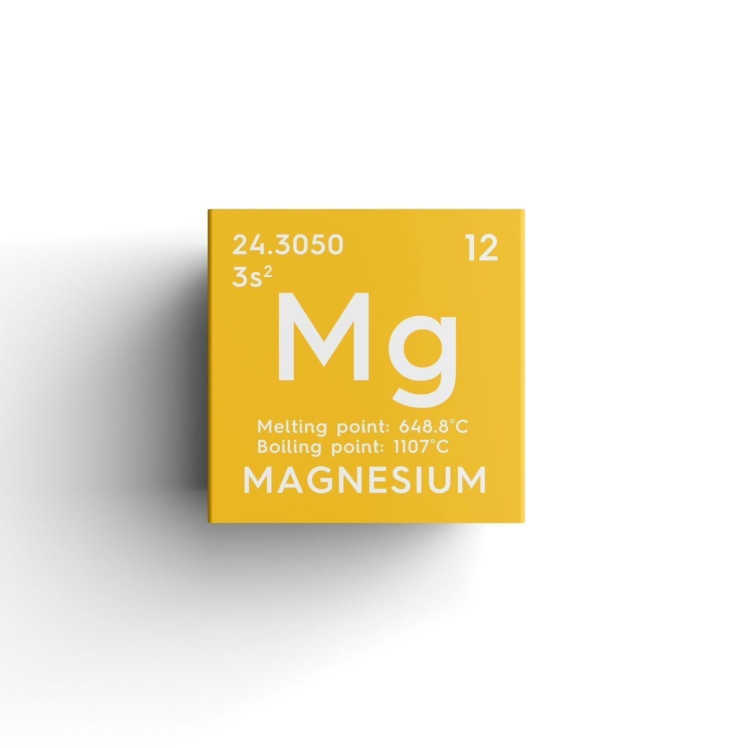 Mg comme l'actif magnésium