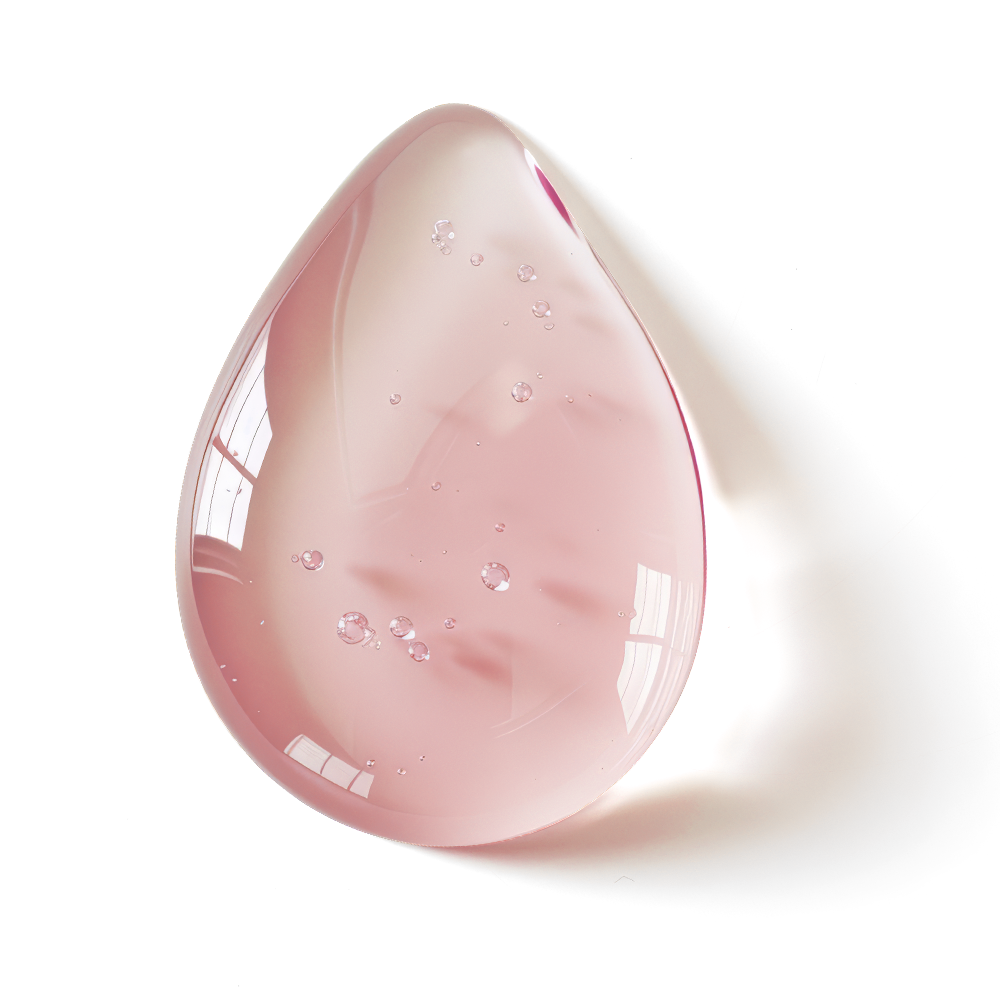 Illustration d'une goutte de kératine